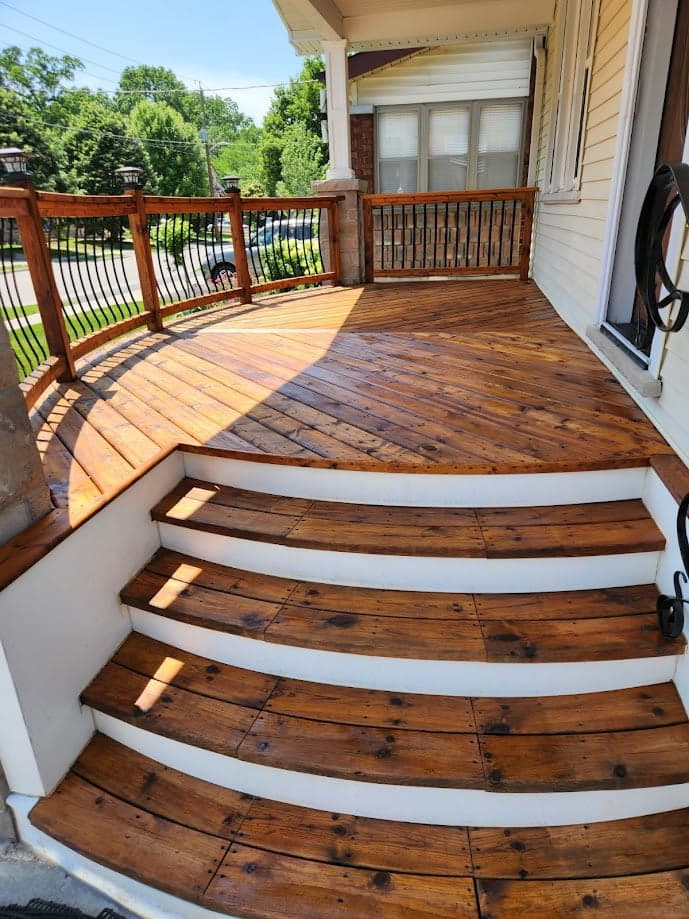 Deck restoration before and after results by Restore My Deck